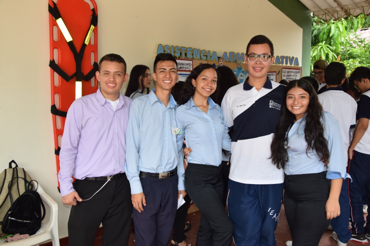 Edison Silva, Stiven Losada, Goretty Losada, Juan Felipe Pérez y Angie Polo.